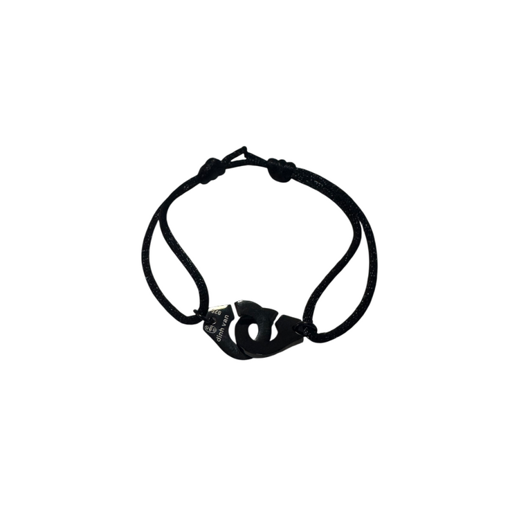 Menottes à cordon noir